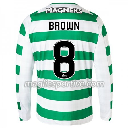Completo Calcio Celtic Brown 8 Divisa Prima 2018/2019 ML